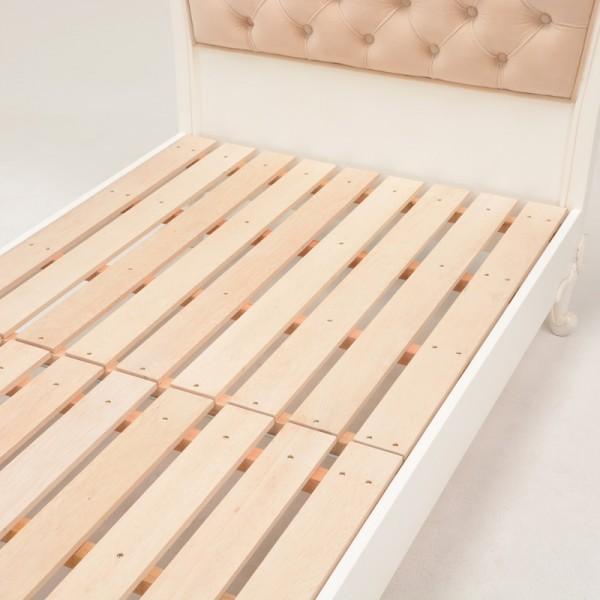 【新品】アンティーク風 ロココ調 セミダブル ベッドフレーム　猫脚　すのこ仕様 楽天市場】＼初売り／【16,280円OFFクーポン】 △2026年4月末入荷予定