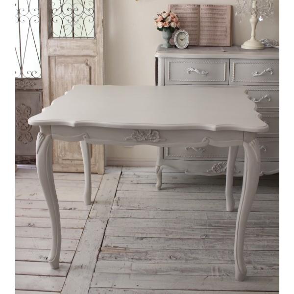 ダイニングテーブル 可愛い テーブル 2人掛け 2人用 フレンチ