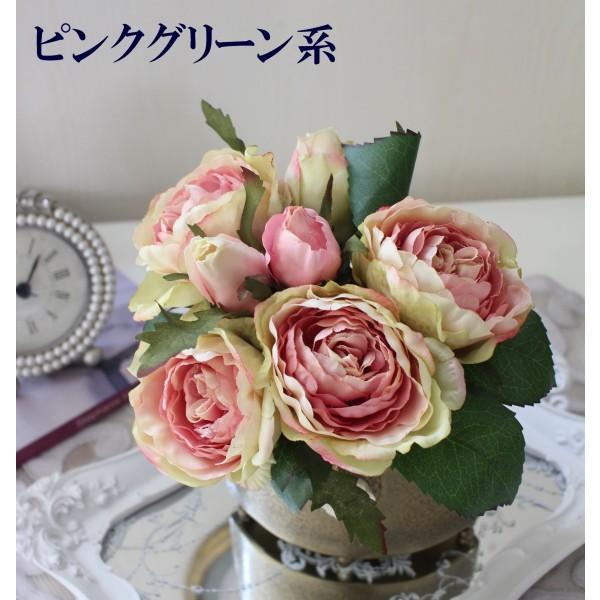 アンティークなガーデンローズブーケ ピンクグリーン ビューティー ラベンダー アンティーク風 シック 大人カラー 薔薇 紫陽花 造花 シルクフラワー アーティ Sr 244 Style Rococo 通販 Yahoo ショッピング