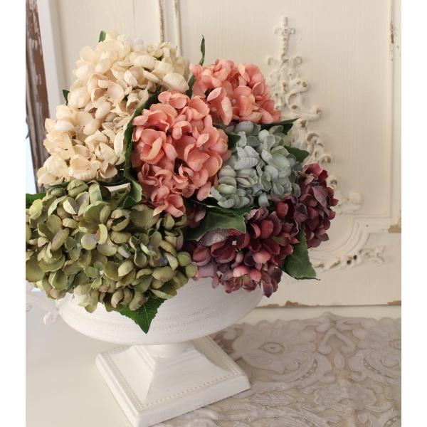 21年春の アンティークなアジサイ 2本セット 紫陽花 ハイドレンジア ナチュラル 造花 可愛い シルクフラワー アーティフィシャルフラワー インテリアフラワー ブーケ 花束 Babylonrooftop Com Au