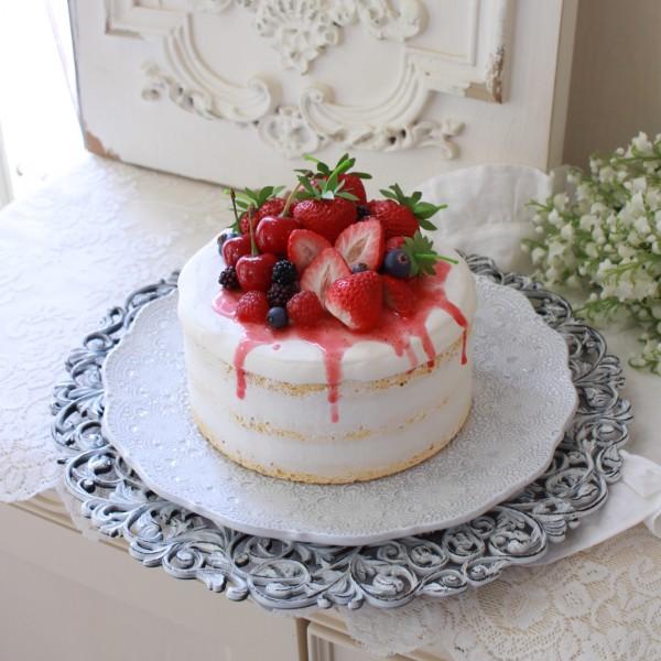 ラウンドトレー プレート トレイ トレー ホワイト バロック アンダー