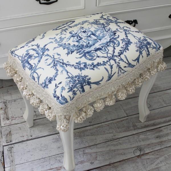 スツール オットマン トワルドジュイ チェア イタリア製