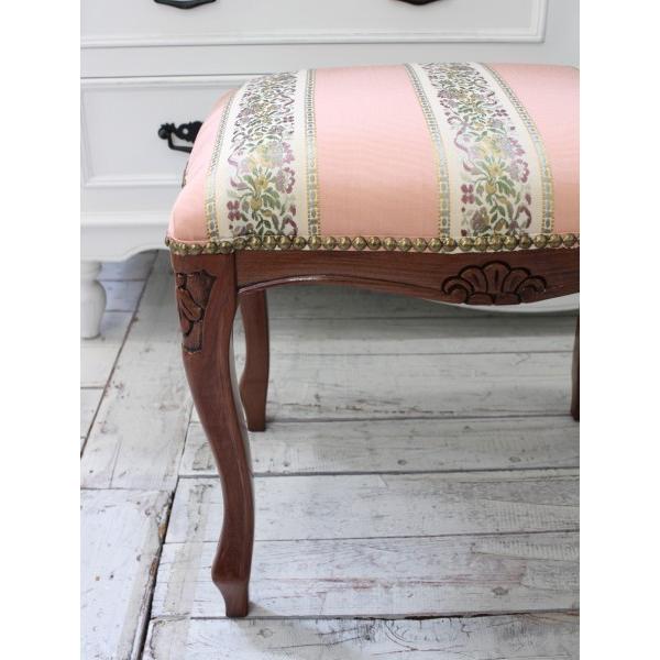 猫脚 アンティーク イタリア製 オットマン チェア スツール 姫家具