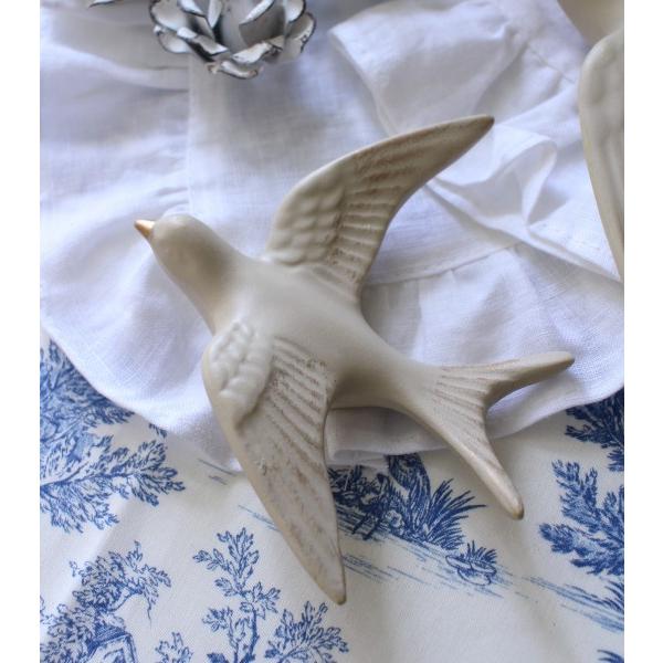 ツバメ壁掛け つばめ ツバメ 壁飾り 壁掛け 2サイズセット アイボリー