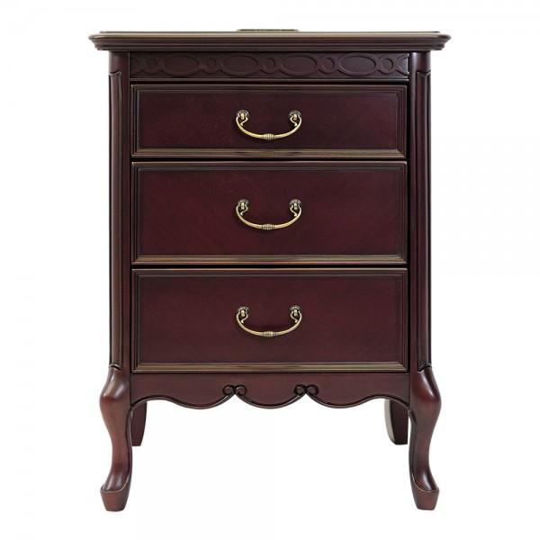 ナイトテーブル サイドテーブル ベッドサイドテーブル ブラウン 洋風