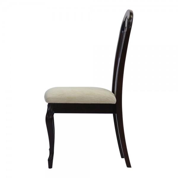 ダイニングチェア チェア ブラウン アンティーク調 クラシック 椅子 猫