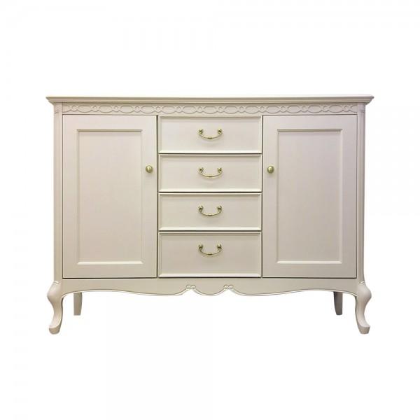 サイドボード キャビネット 収納家具 白家具 洋風 ヨーロピアン