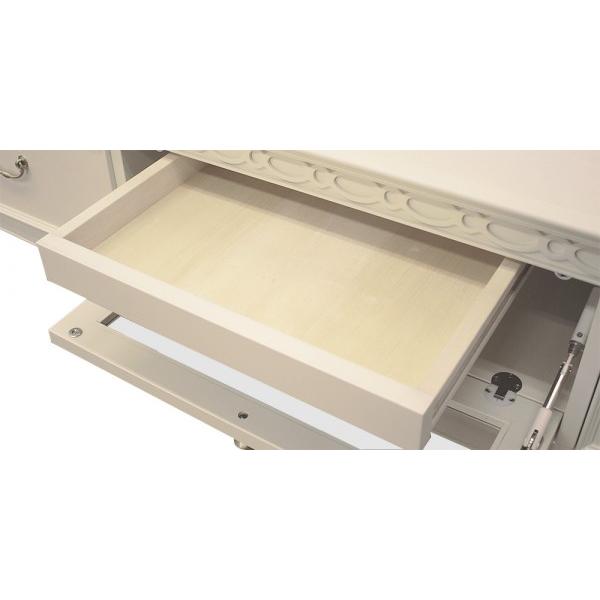 テレビボード テレビ台 白家具 洋風 ヨーロピアン フルール ホワイト