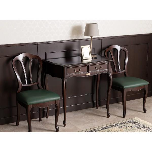 リビング デスク ブラウン コンソール パソコンデスク リビングデスク