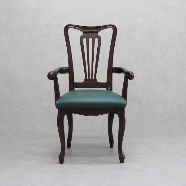 アームチェア ダイニングチェア 椅子 チェア ダークブラウン