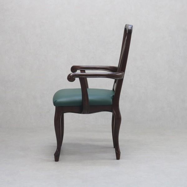 アームチェア ダイニングチェア 椅子 チェア ダークブラウン