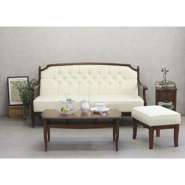 リビングテーブル センターテーブル ローテーブル ブラウン 象嵌