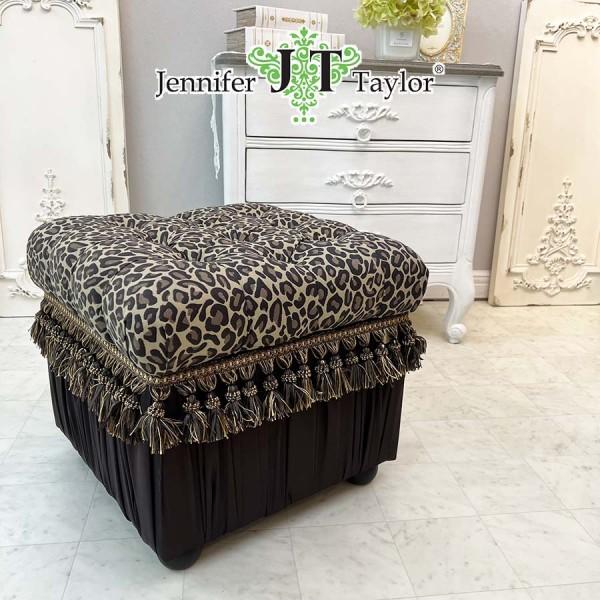 収納付きスツール スツール 収納 オットマン 椅子 ベージュ ブラック