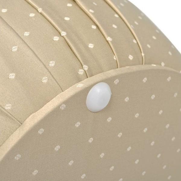 ラウンドスツール スツール 椅子 可愛い ホワイト フラワー Heirloom