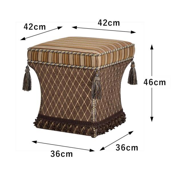 新品　最終お値下げ　ジェニファーテイラー スクエア スツール ダマスク 新品最終お値下げジェニファーテイラー スツールハルノグレー送料無料