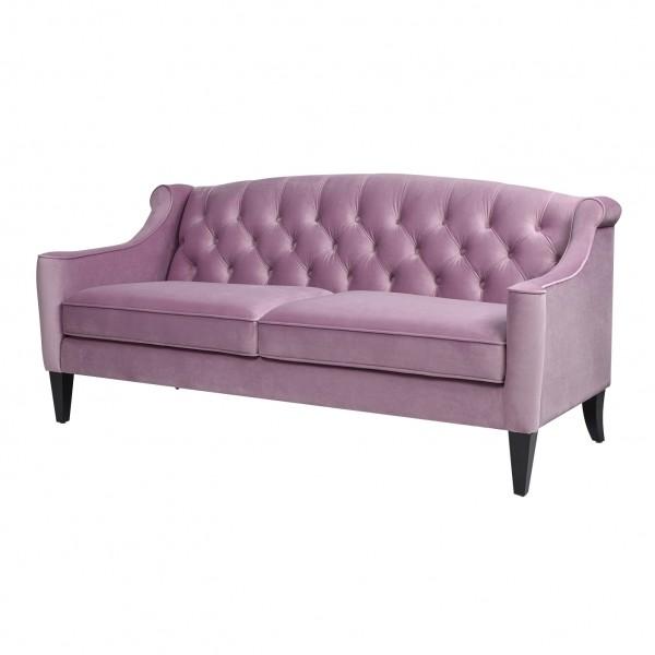 3人掛け ソファ ピンク ジェニファーテイラー 3人掛けソファ ベロア