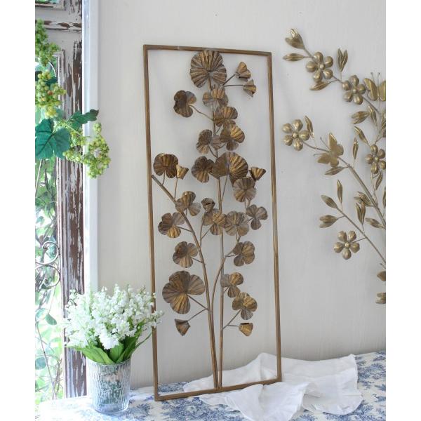 sale50) フラワー ウォールオブジェ アイアン 壁飾り 軽量 壁面装飾 花