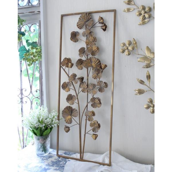 sale50) フラワー ウォールオブジェ アイアン 壁飾り 軽量 壁面装飾 花
