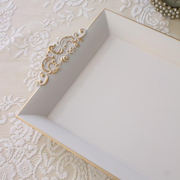 アンティークレーストレイ 楽天市場】(sale30) ディスプレイトレー トレー アンティーク風 小物