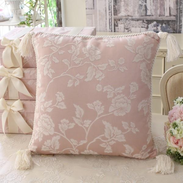 タッセル クッション 45cm ピンク ヘアルーム ジェニファー
