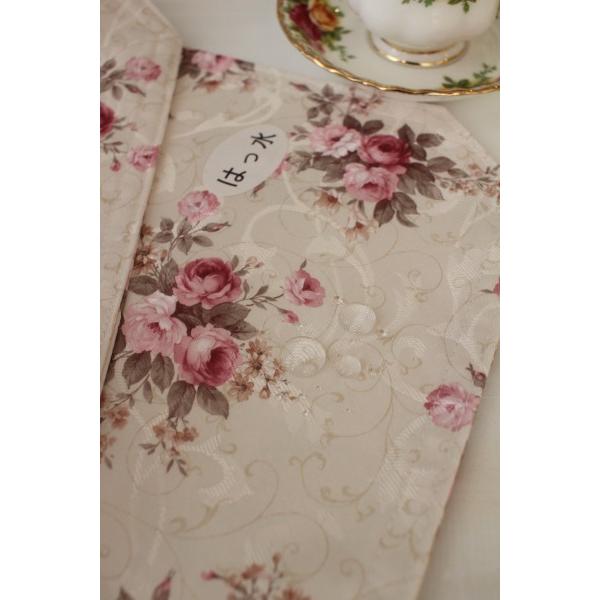 テーブルクロス はっ水 4人掛けテーブル 可愛い 薔薇柄 花柄 長方形