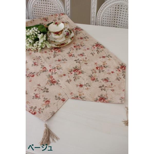 SALE30%OFF) 撥水 テーブルランナー 可愛い テーブルセンター 花柄