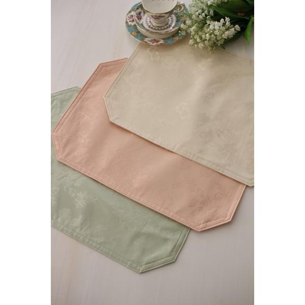 ランチョンマット はっ水加工 可愛い 花柄 高級 撥水 シャインローズ