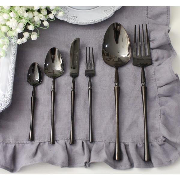 SALE30%OFF) ケーキフォーク バターナイフ ブラック ウィルマックス