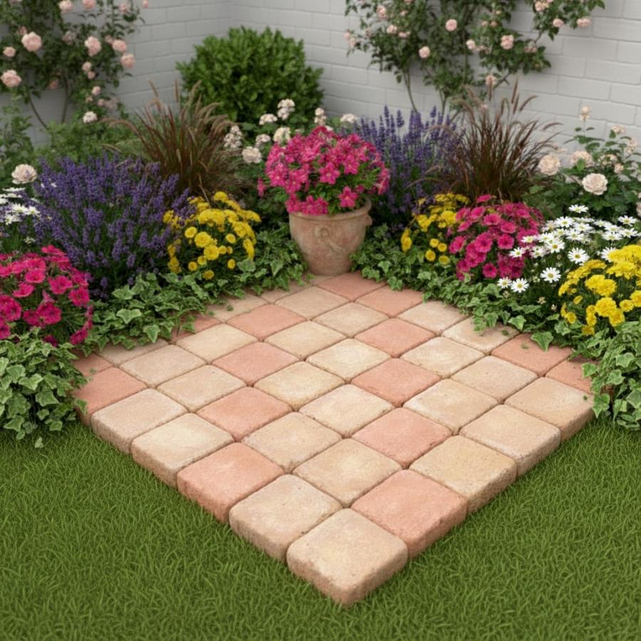 敷石☆庭石☆ガーデニング☆300×300×8～12㎜☆シート11枚入【送料無料