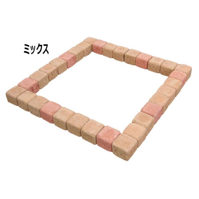 花壇 ブロック 置くだけ diy 庭 レンガブロック ガーデニング 花壇用レンガ 土留め 花壇材 花壇用 ブロック 870×870mm 【仕切り】