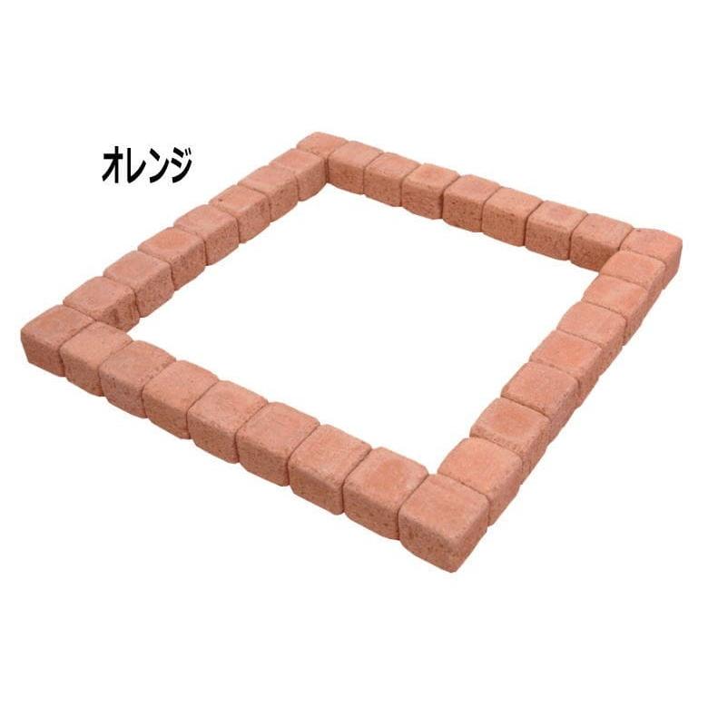 花壇 ブロック 置くだけ diy 庭 レンガブロック ガーデニング 花壇用レンガ 土留め 花壇材 花壇用 ブロック 870×870mm 【仕切り】