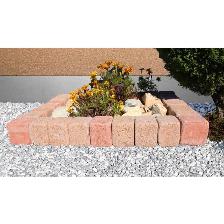花壇 ブロック 置くだけ diy 庭 レンガブロック ガーデニング 花壇用レンガ 土留め 花壇材 花壇用 ブロック 870×870mm 【仕切り】