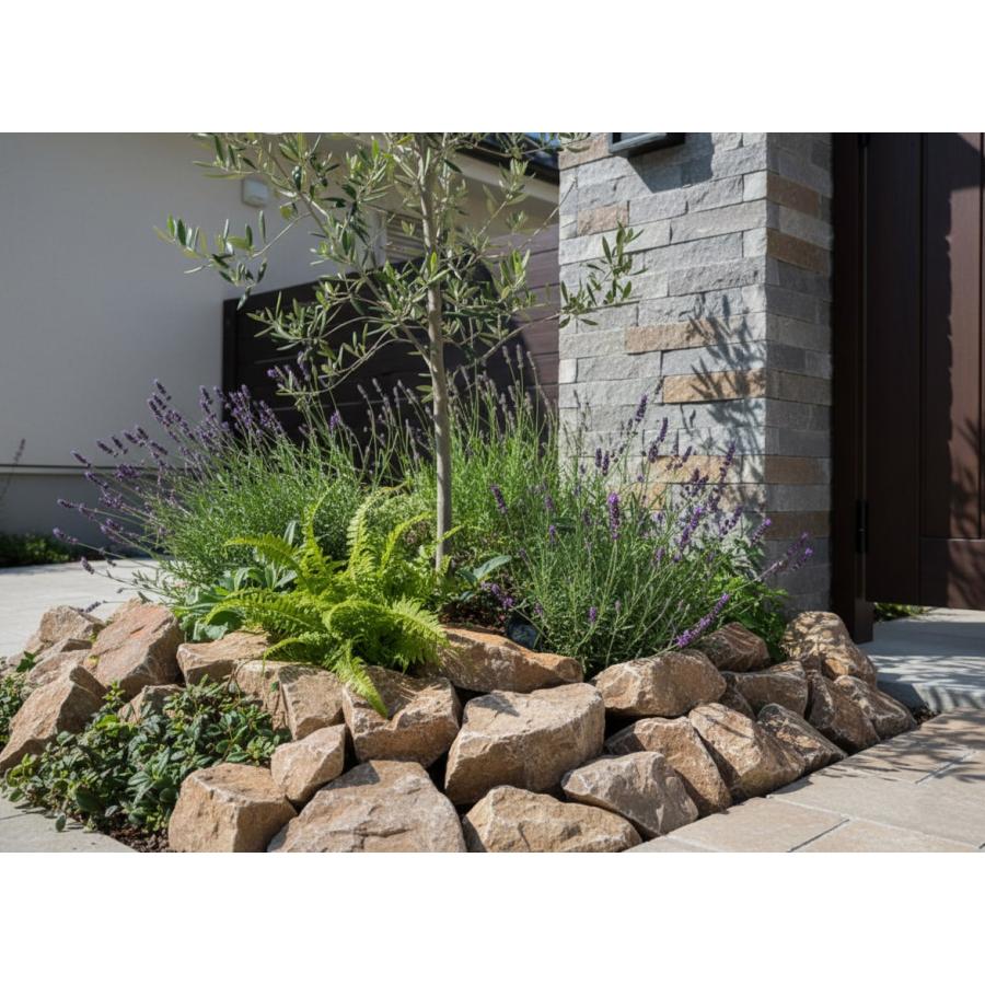 岐阜石 岩石 山石 ロックガーデン石 ドライガーデン石 庭石 割栗石 style-stone_ss160-20kg