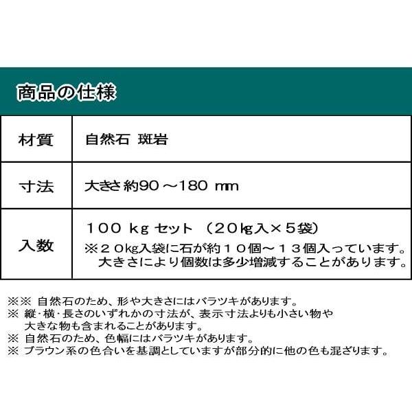 割栗石 庭石 茶色 ブラウン ロックガーデン 石 庭 ロックガーデン用 石 岩 自然石 ガーデンロック ブラウンロック 約90-180mm 100kg 石 茶色 庭 割栗石 庭石 ブラウン ロックガーデン ロックガーデン用 岩 自然石 ガーデンロック