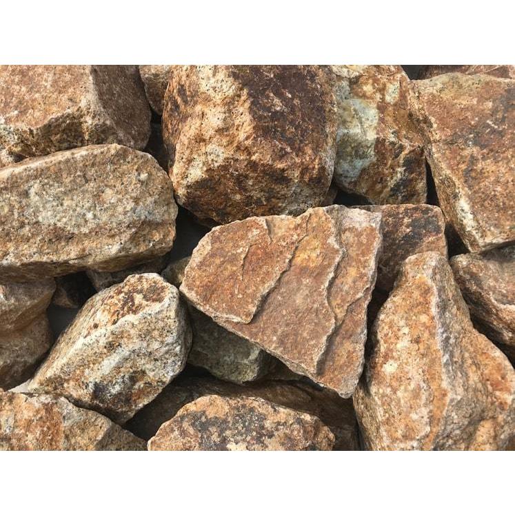割栗石 庭石 茶色 ブラウン ロックガーデン 石 庭 ロックガーデン用 石 岩 自然石 ガーデンロック ブラウンロック 約90-180mm 100kg 石 茶色 庭 割栗石 庭石 ブラウン ロックガーデン ロックガーデン用 岩 自然石 ガーデンロック