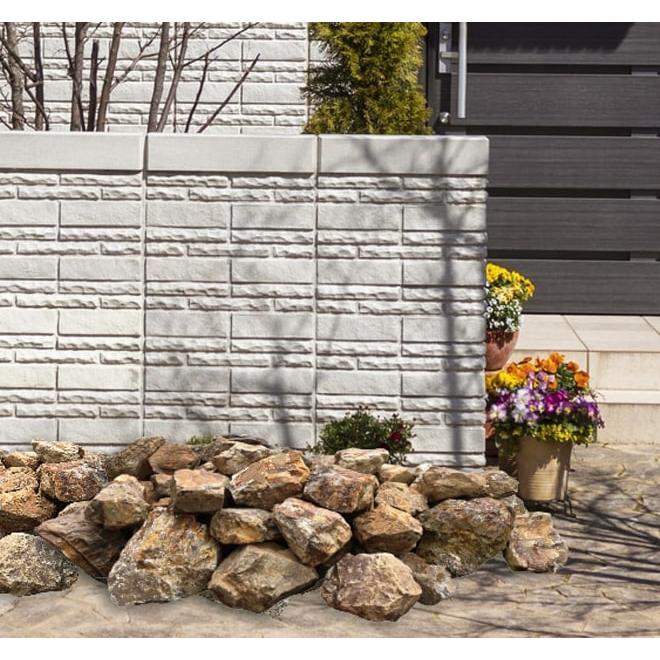 庭石 ロックガーデン 石 割栗石 ブラウン 茶色 ガーデニング石