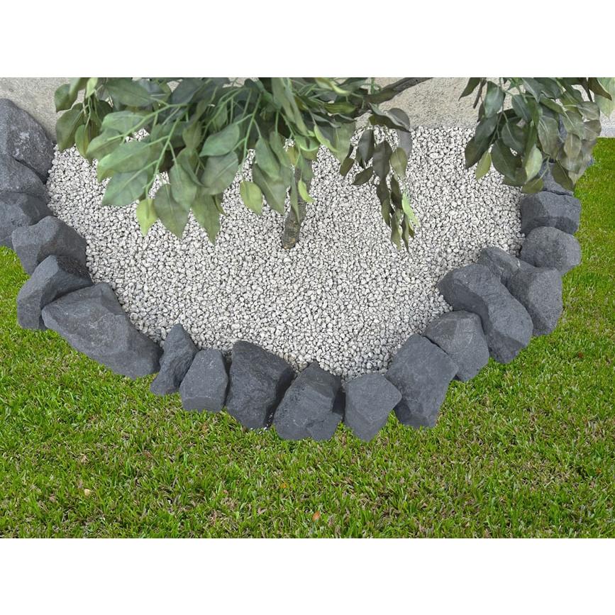 まさしも)　割栗石(黒茶400kg) まさしも様専用) 割栗石(黒茶400kg)