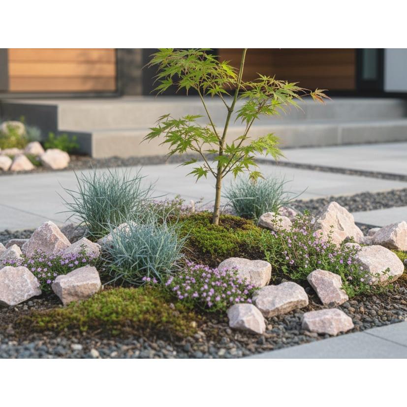 ロックガーデン　セット　庭石　石 石材　庭　ガーデニング 楽天市場】ロックガーデン 石 庭石 割栗石 ビターロック 20kg 約