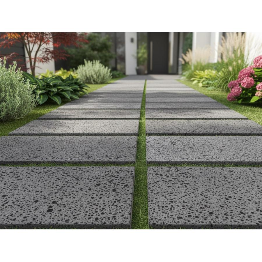 溶岩プレート 溶岩石 庭 敷石 平板 庭石 敷材 天然石 種類 溶岩 石