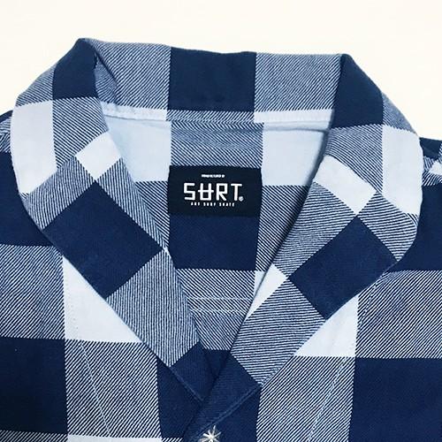 RHC ネイビー系 チェック柄ネルシャツ RHC ロンハーマンチェック柄ネルシャツ ネイビー/レッド