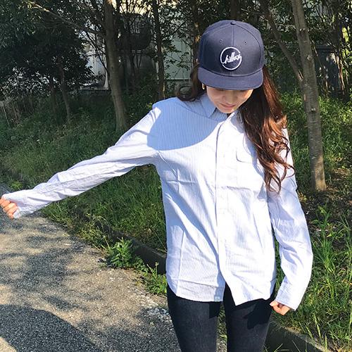 RHC Ron Herman (ロンハーマン): SURT × Stripe Wash シャツ (Blue