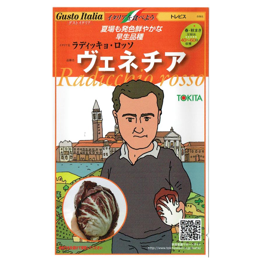 野菜のタネ ヴェネチア（ラディッキョ・ロッソセット） イタリアの
