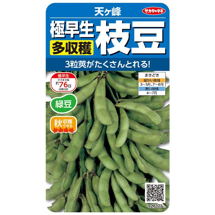 野菜の種 実咲野菜7373 極早生多収穫枝豆 天ヶ峰 : STYLE1187 - 通販