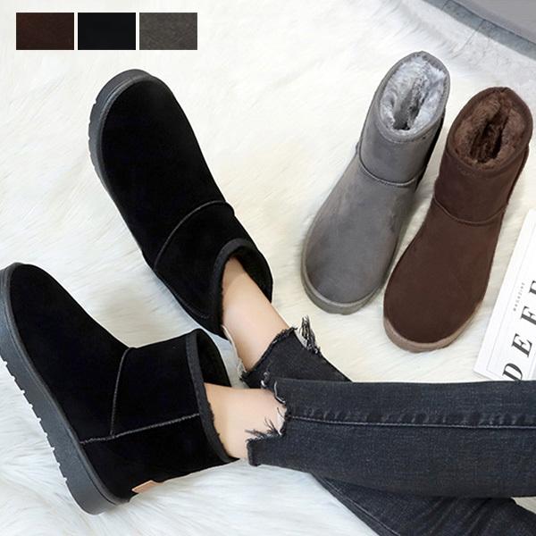 ムートンブーツ ショート 内ボア スエード 厚底 フラット 歩きやすい 黒 ブーツ シューズ 靴 レディース セール 2818s Sb Gdyz19 001 Styleblock スタイルブロック 通販 Yahoo ショッピング