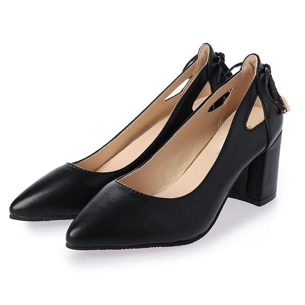 STYLEBLOCK パンプス オフィス 歩きやすい ポインテッドトゥ 黒 STYLEBLOCK パンプス オフィス 歩きやすい ポインテッドトゥ 黒