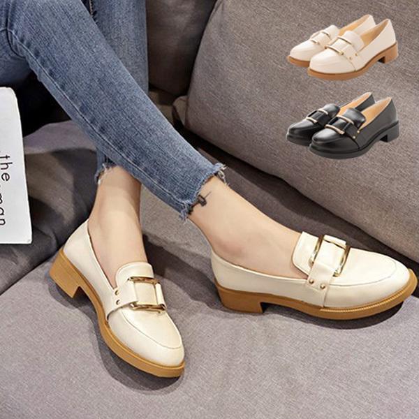 ローファー マニッシュ バックル 歩きやすい 太ヒール Puレザー 合皮 シューズ 靴 レディース セール 2818s Sb Pumps113 Styleblock スタイルブロック 通販 Yahoo ショッピング