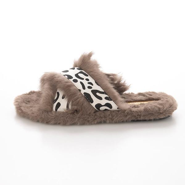 STYLEBLOCK（スタイルブロック） ファーサンダル スリッパサンダル