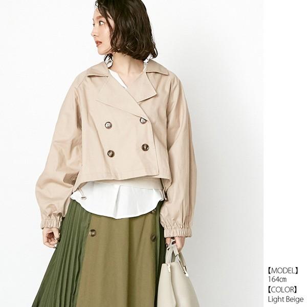 コート 春夏 トレンチコート ショートトレンチ ショートコート レディース 春 ドロスト 40代 代 軽い 長袖 無地 コットン 綿100 アウター Sb R パーティードレス Style Block 通販 Yahoo ショッピング