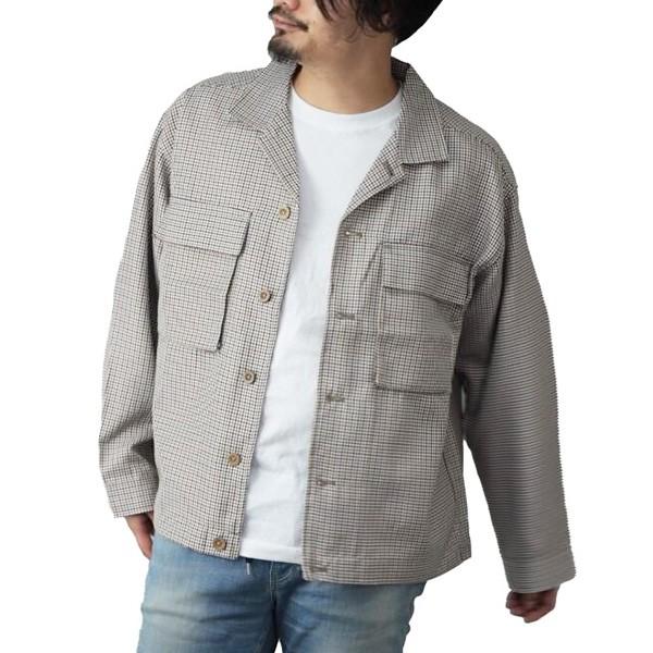 ジャケット ブルゾン シャツジャケット メンズ 春 コーデ ワークジャケット カバーオール 長袖 チェック柄 アウター Sb S パーティードレス Style Block 通販 Yahoo ショッピング