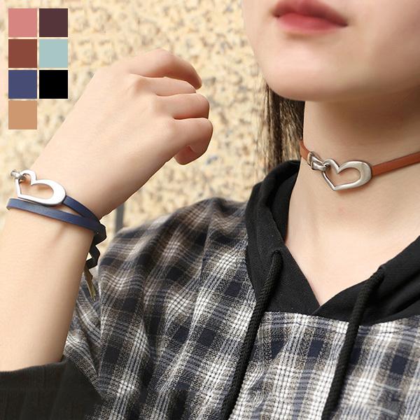 ファッション ディズニーコレクション ブレスレット チョーカー 2way レザータッチ ハート チャーム付き シルバー 細い アクセサリー 小物 腕輪 レディース セール 2804y F3tvwlzpeq Autoptrack Com